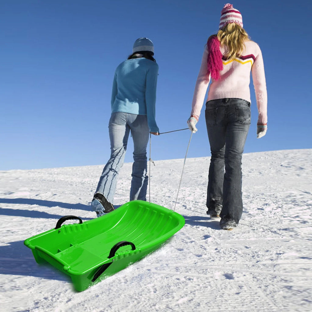 Winter Snow Sled Racer Toboggan Pulling Boat Seat Sled O454