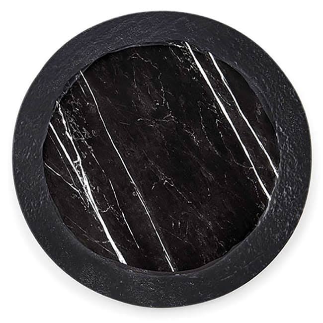 Black Marble Pattern Melamine Serving Board U5837