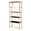 Gold Glass Shelves Bookcase J21658