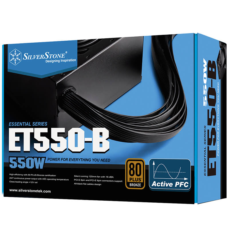 550 Watt 80 Plus Bronze ATX Power Supply K140