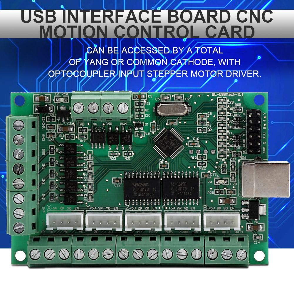MACH3 Motion Control Card CNC USB Interface Board F657762