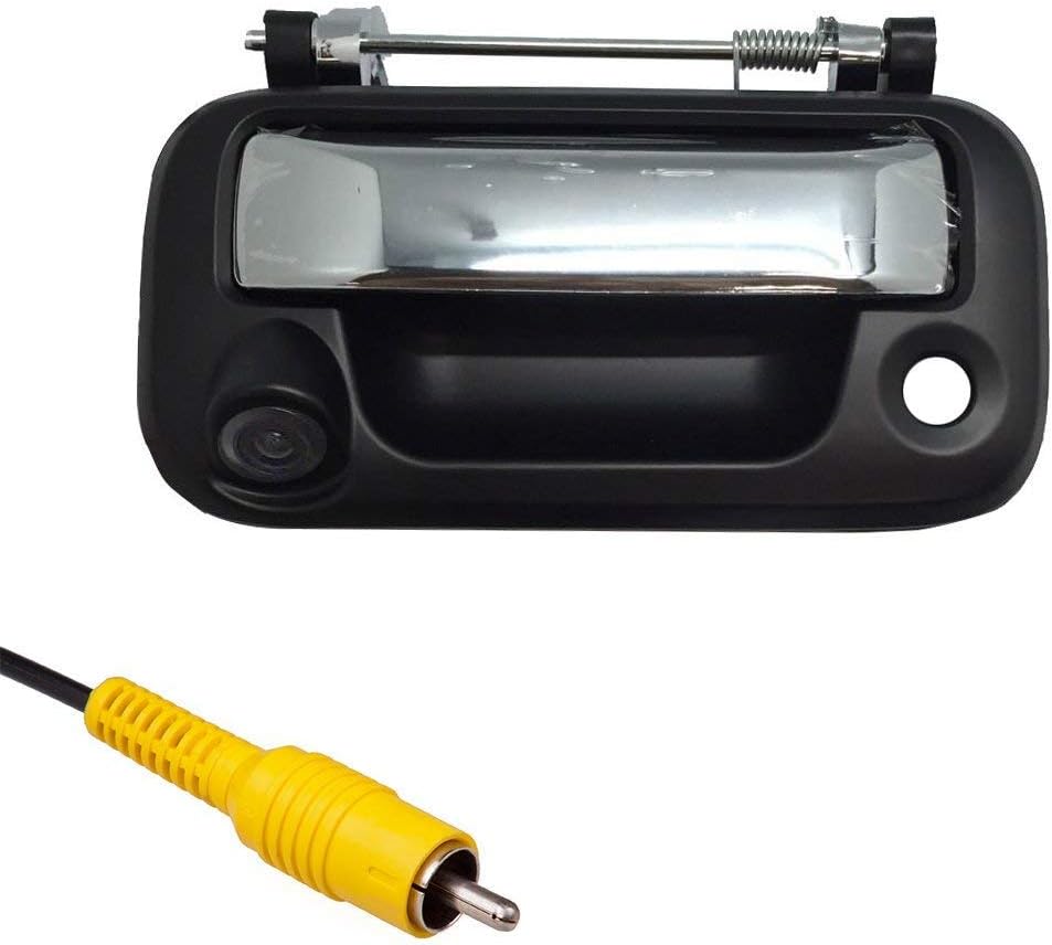 Black Tailgate Handle with Backup Camera Pack of 2 I22216