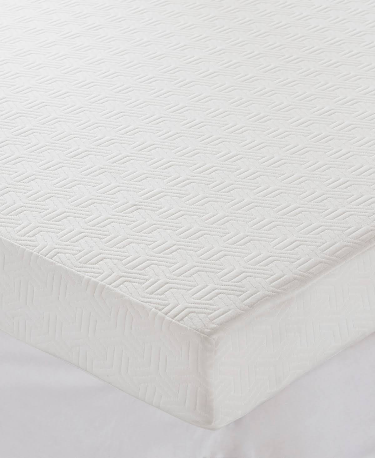 White Twin Memory Foam Mattress Topper W568